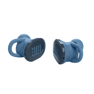 JBL Endurance Race TWS - Blue - Waterproof true wireless active sport earbuds - Detailshot 1